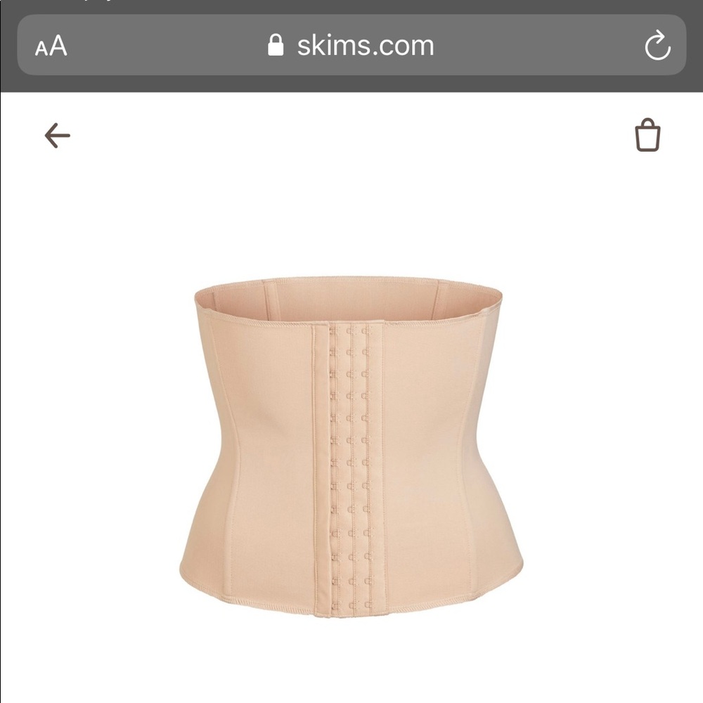 SKIMS Nude Waist Trainer Corset